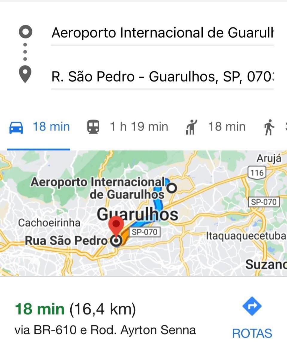 Quarto Proximo Aeroporto Guarulhos Hotel Eksteriør billede